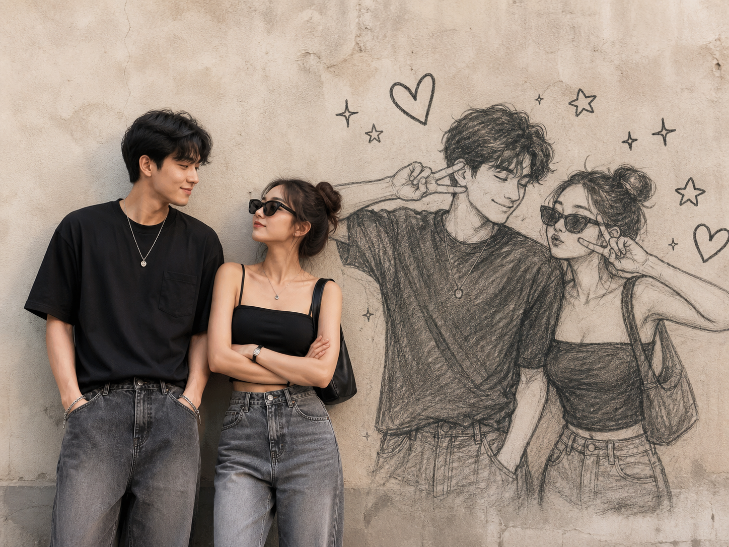 Doodle Shadow Mural